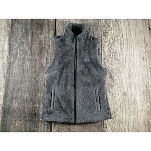 Patagonia Women's Los Gatos Fleece Vest Gray Full Zip Casual Ladies Medium